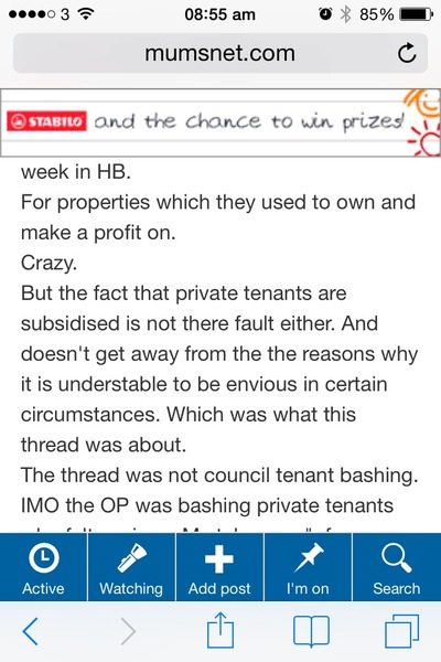 Official Mumsnet mobile thread part 3