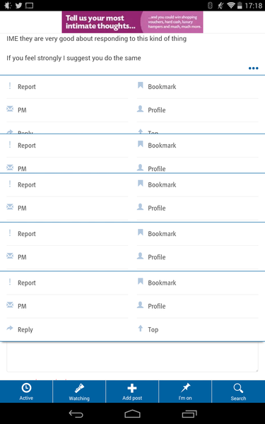 Official Mumsnet mobile thread numéro deux