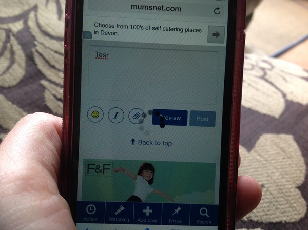 Mobile site still freezing on my phone