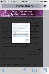 Official Mumsnet mobile thread numéro deux