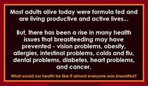Not seeing any health benefits from ebf. Is breast really best?