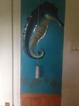 This must win a prize for the most 'interesting ' bathroom!