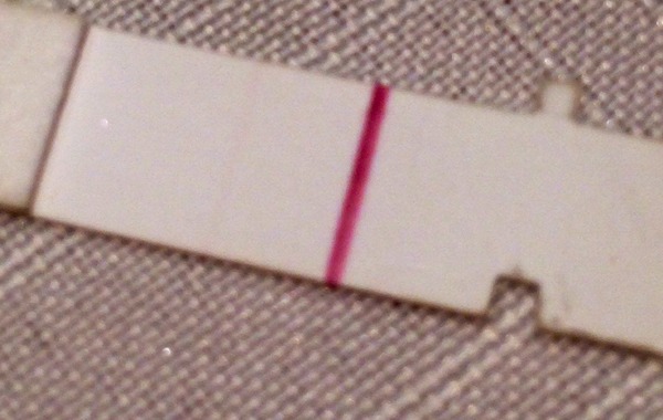 Tesco fain't line of pregnancy test!!