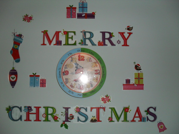 christmas clock