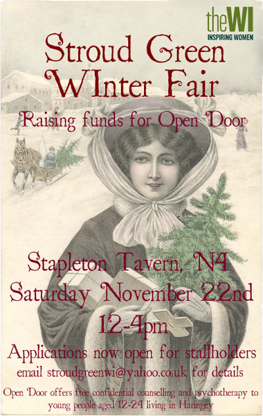 Stallholders wanted - Stroud Green WInter Fair 22nd November