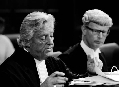 Can I ask a question about Judge Rinder?