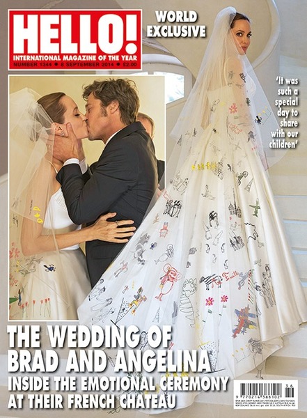 Angelina's wedding dress
