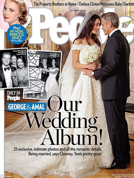 Amal's wedding dress