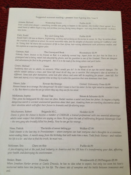 Any secondary a English teachers around? Or people with an interest?