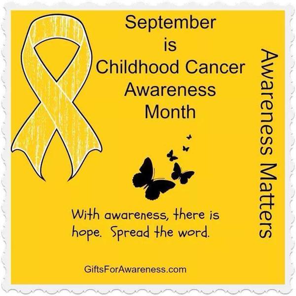 To post about childhood cancer awareness month in AIBU?