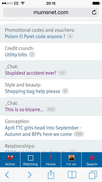 Official Mumsnet mobile thread part 3