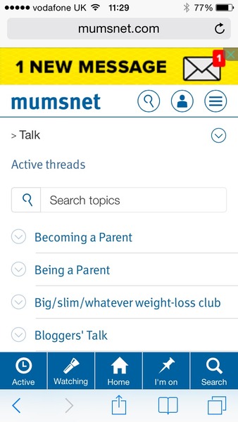 Official Mumsnet mobile thread part 3