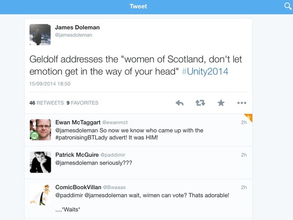 Indyref 12 - keeping the ball rolling