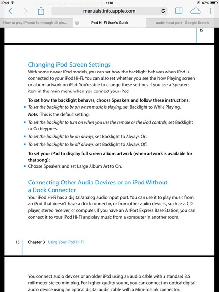How to play iPhone 5c through 30 pin speakers