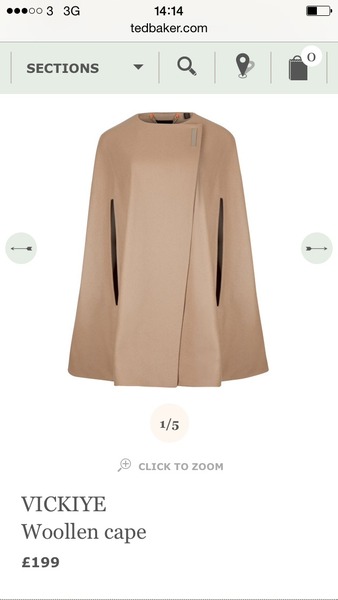 Opinions on a cape coat for a short arse