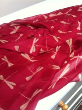 I need a biggish scarf with THIS colour in it please