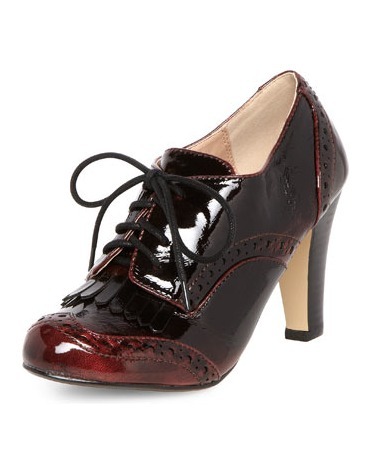 My Mother says I look ghastly in Clarks heeled brogues - return or keep?