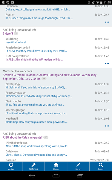 Official Mumsnet mobile thread part 3