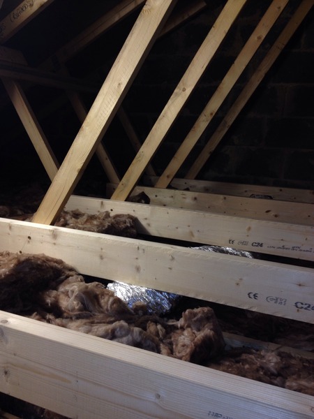 Dh has been boarding out the loft