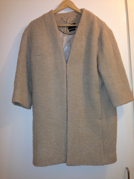 Camel single breasted coat