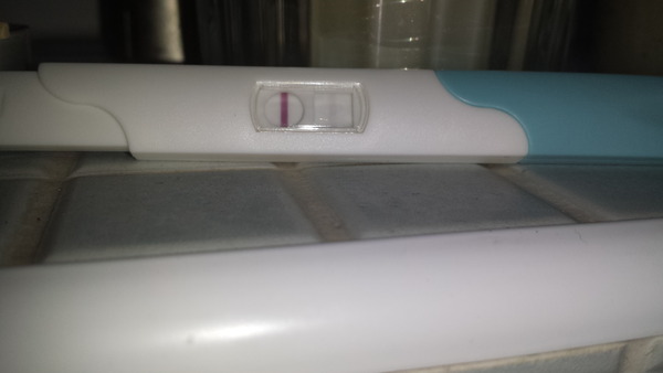 Tesco fain't line of pregnancy test!!