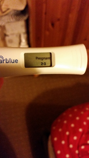 Tesco fain't line of pregnancy test!!
