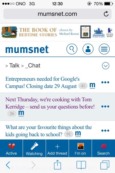 Official Mumsnet mobile thread part 3
