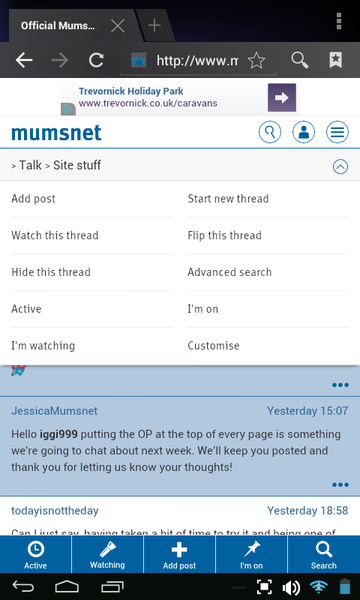 Official Mumsnet mobile thread part 3