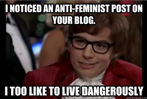 Why are feminists so threatened by the MRA movement?