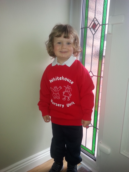 To think pre-school uniform is a bit sad?