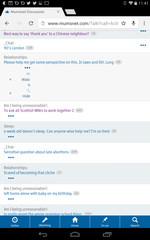 Mobile Site Ellipses menus gone wonky