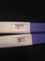 Tesco fain't line of pregnancy test!!