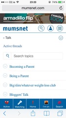 Strange icons in mobile site