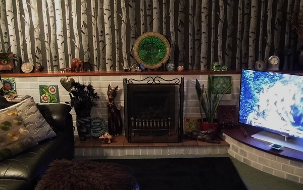 Painting a brick fireplace ?