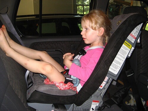 To be considering a front facing car seat