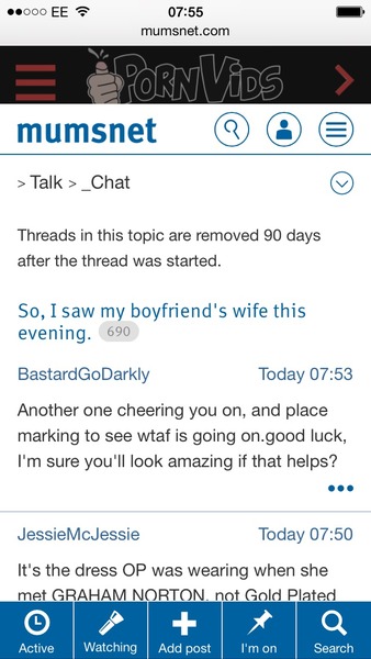 I'm assuming you know that active convos is redirecting to a porn site