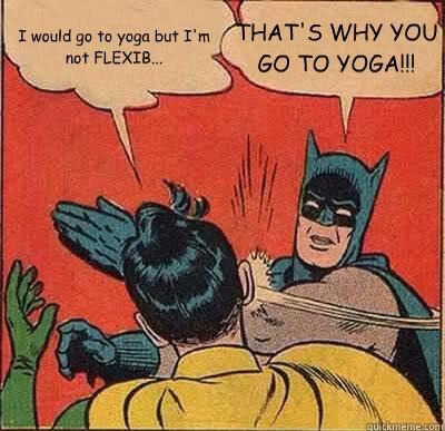 too fat to do yoga?