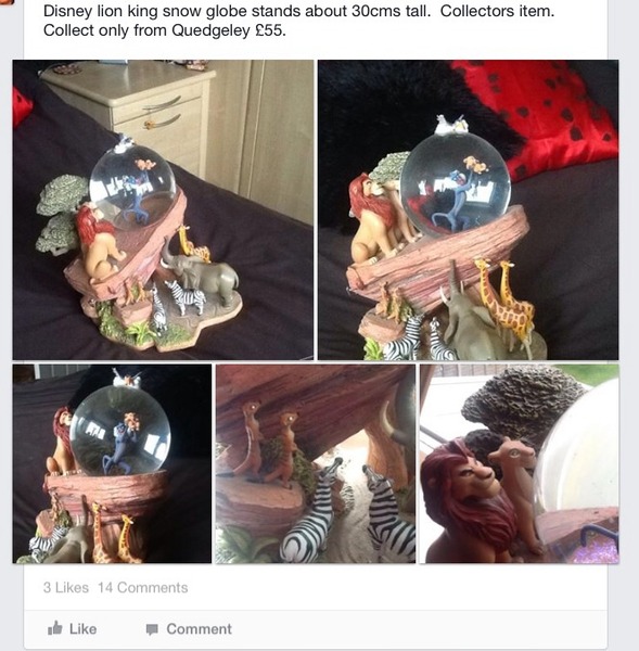 Stupid Facebook selling.