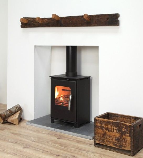 Hearth for a multi fuel stove - would white be a bad idea?
