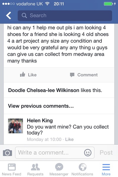 Stupid Facebook selling.