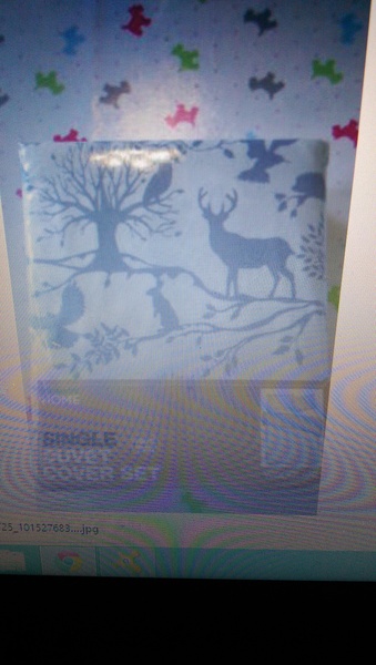 Brushed cotton bedding
