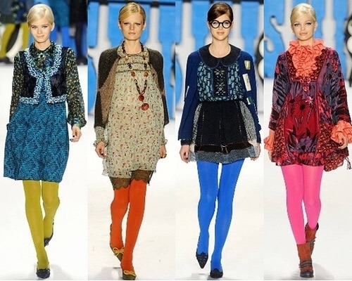 Coloured tights -am I doing this wrong?