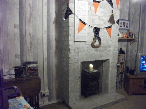 Painting a brick fireplace ?