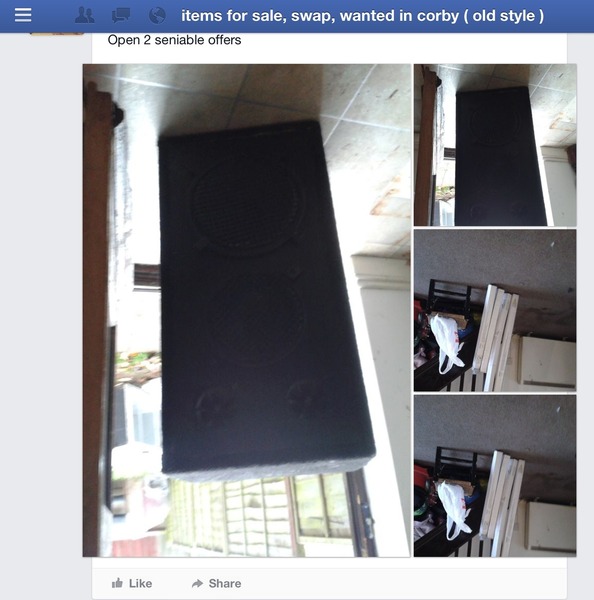 Stupid Facebook selling.