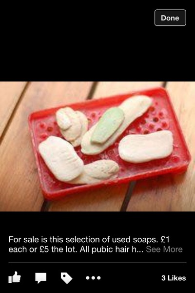 Stupid Facebook selling.