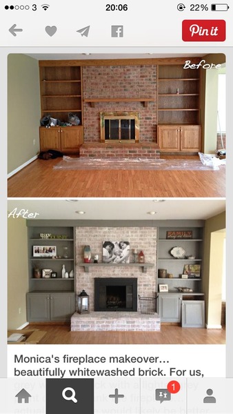 Painting a brick fireplace ?