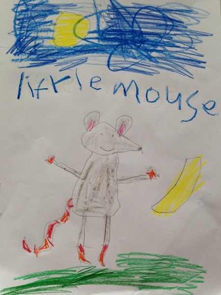 WIN an original illustration of Little Mouse by Petr Horáček, author of The Mouse Who Ate the Moon