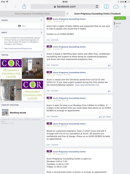 Local Waitrose supporting anti-abortion charity
