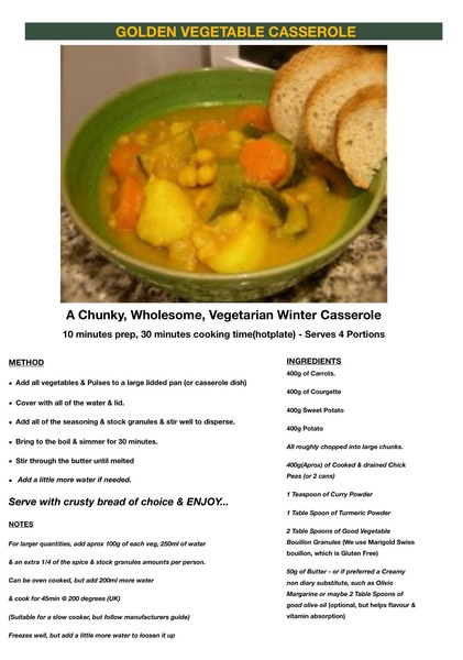 Any interesting veggie meals?