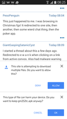 I'm assuming you know that active convos is redirecting to a porn site